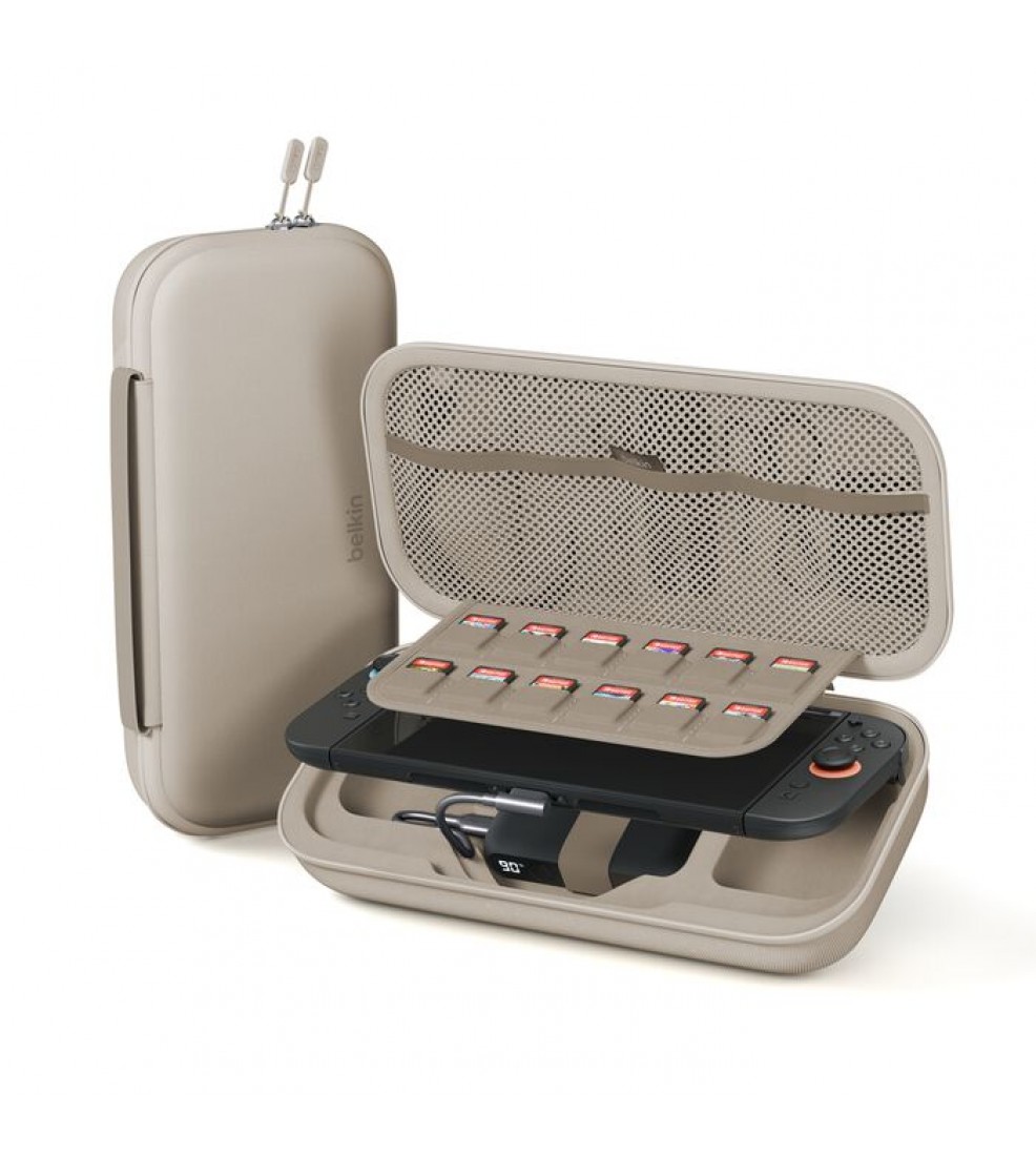 Belkin Charging Case for Nintendo Switch 2 + Power Bank 10.000mAh - Sand