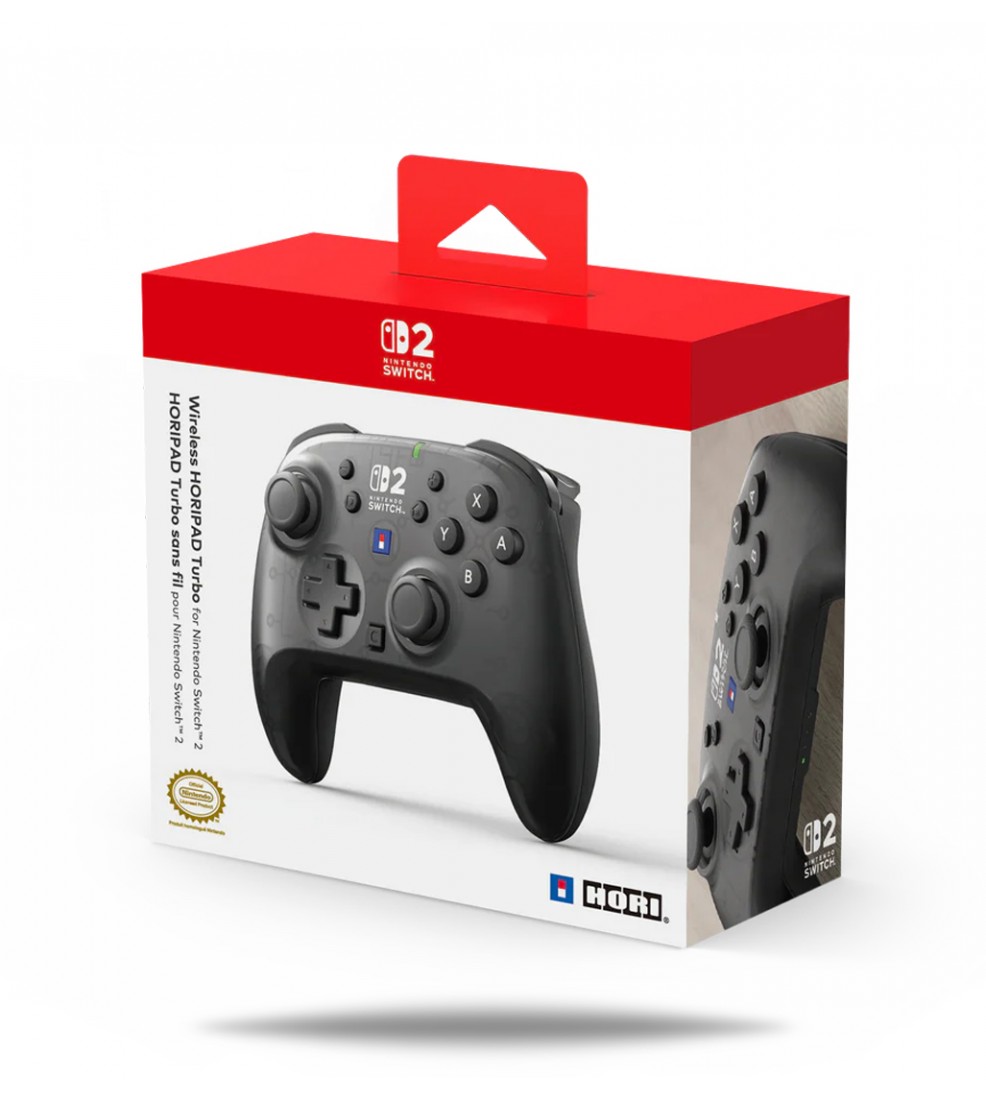 Hori Nintendo Switch 2 Wireless Horipad Turbo - Black