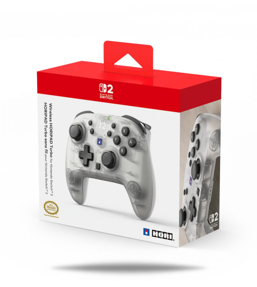 Hori Nintendo Switch 2 Wireless Horipad Turbo - Frost White
