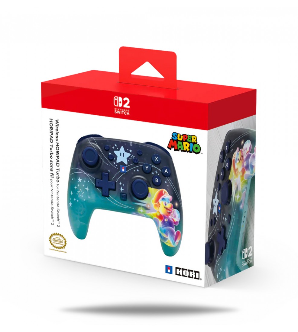 Hori Nintendo Switch 2 Wireless Horipad Turbo - Universe Mario